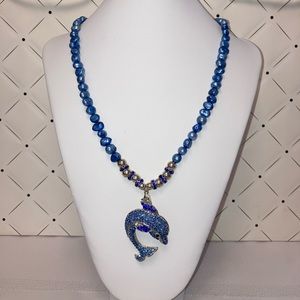 Freshwater pearls dolphin necklace ❤️
